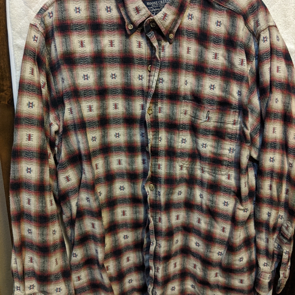 Flannel button down.